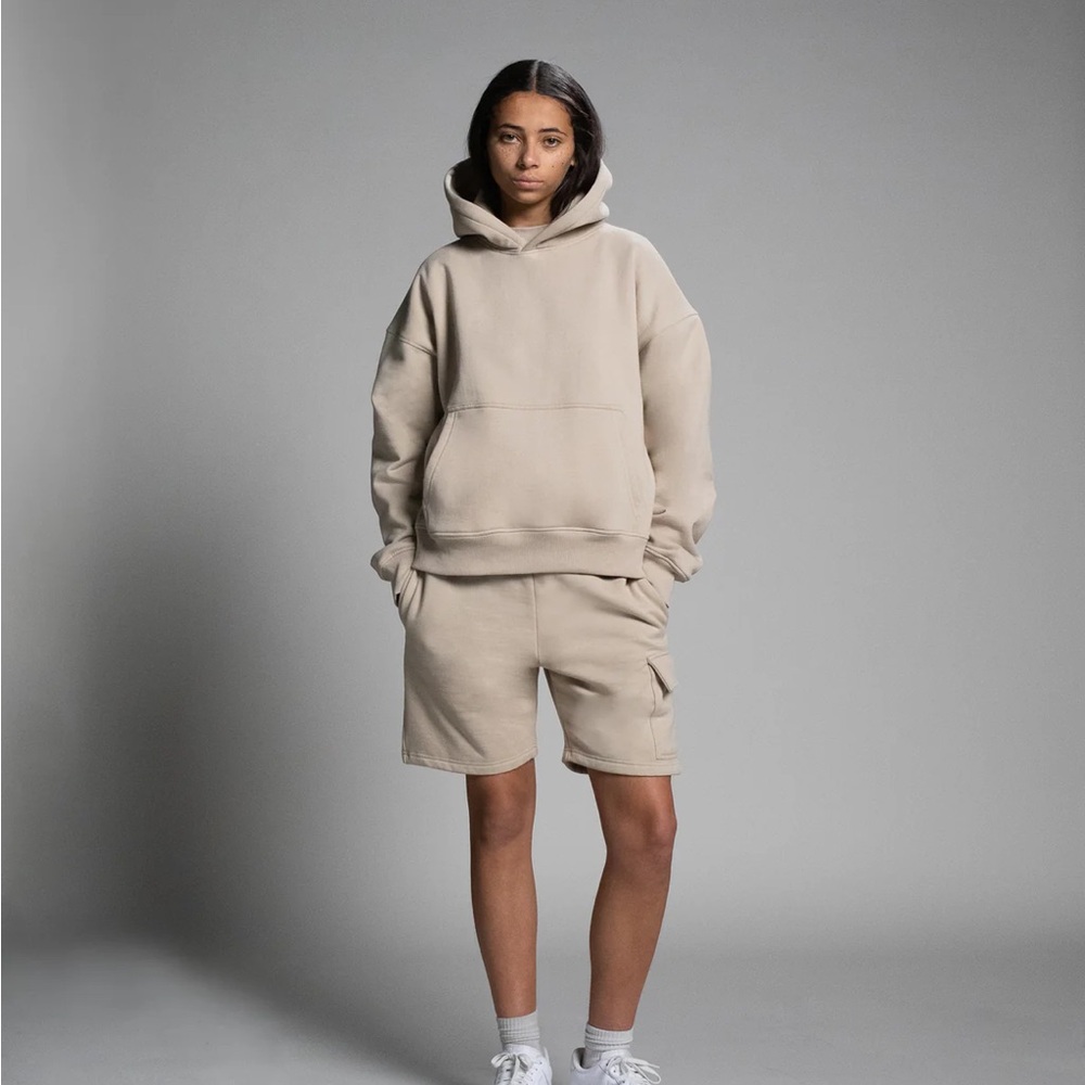 Hours Cropped Hoodie and Open Bottom Sweatpants